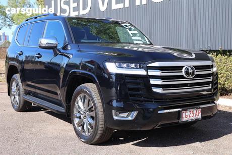 Black 2025 Toyota Landcruiser Wagon Lc300 Sahara Zx (4X4)