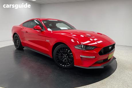 Red 2018 Ford Mustang Coupe Fastback Gt 5.0 V8