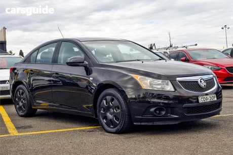 Black 2011 Holden Cruze Sedan Cd