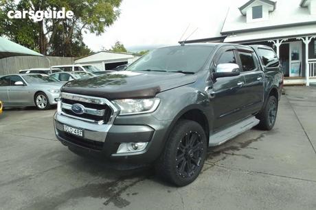 Grey 2017 Ford Ranger Dual Cab Utility Xlt 3.2 (4X4)