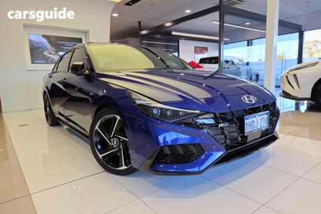 Blue 2022 Hyundai I30 Sedan N Line Premium