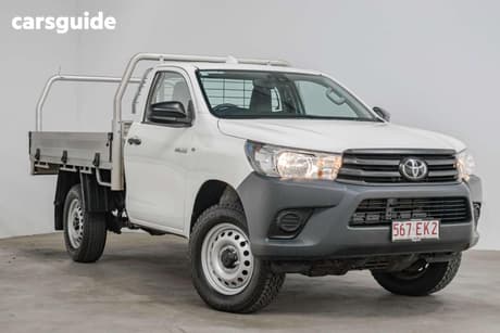 White 2022 Toyota Hilux Cab Chassis Workmate Hi-Rider (4X2)