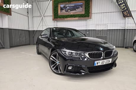 Black 2017 BMW 420I Coupe Gran Coupe Luxury Line