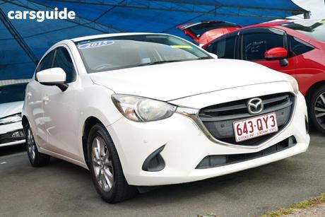 White 2015 Mazda 2 Hatchback Neo