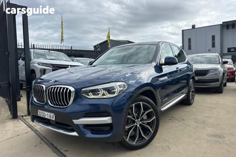 Blue 2017 BMW X3 Wagon Xdrive 30D