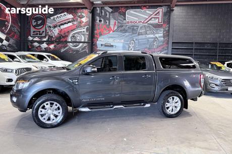 Grey 2013 Ford Ranger Crew Cab Utility Wildtrak 3.2 (4X4)