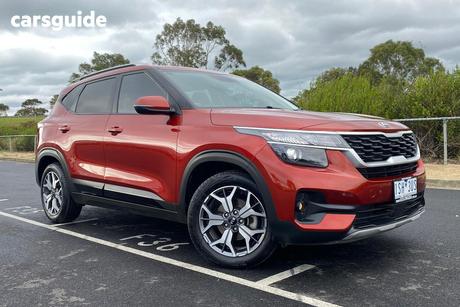 Orange 2020 Kia Seltos Wagon Sport+ (Fwd)