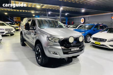 Grey 2015 Ford Ranger Dual Cab Utility Xlt 3.2 (4X4)