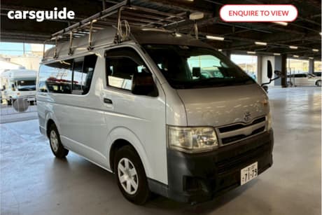 Silver 2011 Toyota HiAce Commercial DX