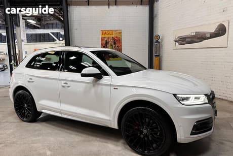 White 2018 Audi Q5 Wagon 2.0 Tdi Quattro Sport