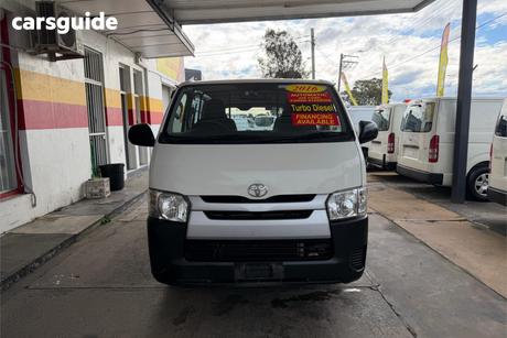 White 2016 Toyota HiAce Van Lwb