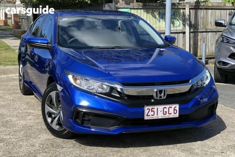 Blue 2019 Honda Civic Sedan Vti