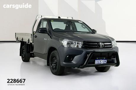 Grey 2023 Toyota Hilux Cab Chassis Workmate (4X2)