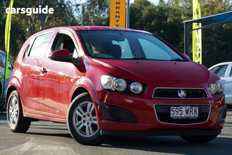 Red 2016 Holden Barina Hatchback Cd