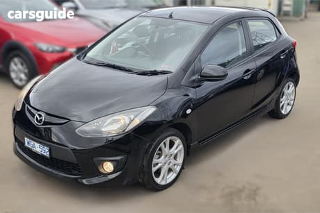 Black 2008 Mazda 2 Hatchback Genki