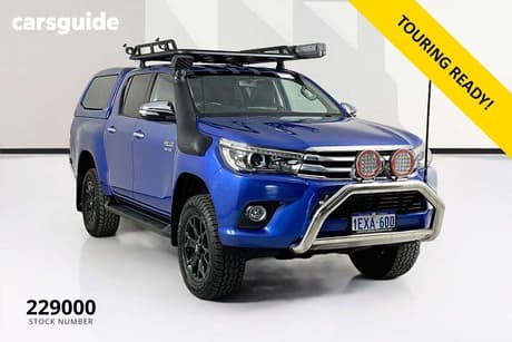 Blue 2015 Toyota Hilux Dual Cab Utility Sr5 (4X4)