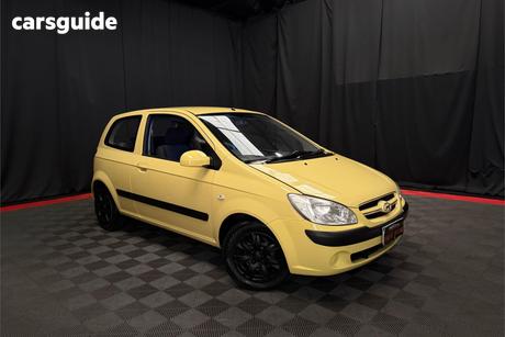 Yellow 2007 Hyundai Getz Hatchback 1.6