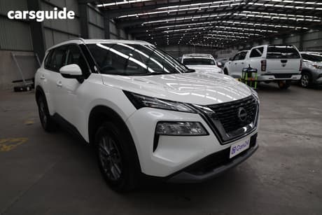 White 2023 Nissan X-Trail Wagon St (4Wd) 7 Seat