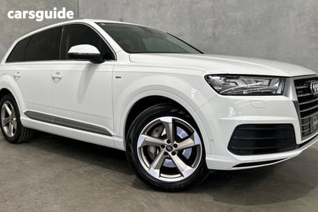 Silver 2017 Audi Q7 Wagon 3.0 Tdi Quattro