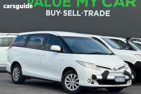 White 2011 Toyota Tarago Wagon Gli