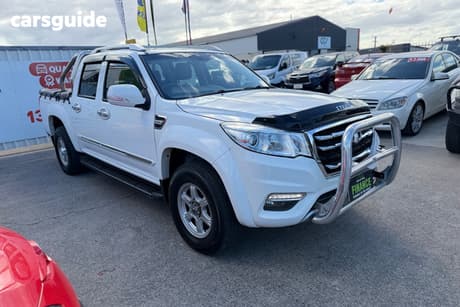 White 2017 Great Wall Steed Dual Cab Utility (4X4)