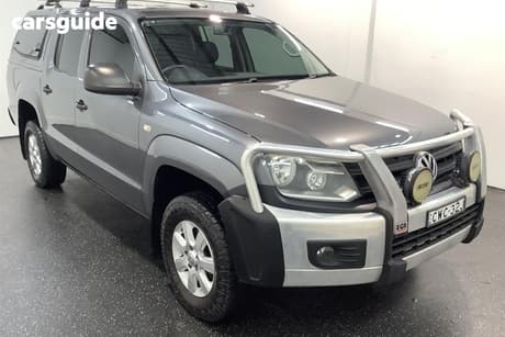 Grey 2013 Volkswagen Amarok Dual Cab Utility Tdi400 (4X4)