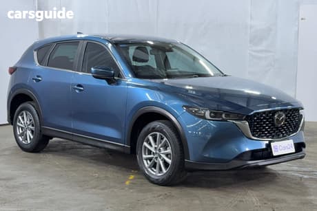 Blue 2022 Mazda CX-5 Wagon Maxx Sport (Fwd)