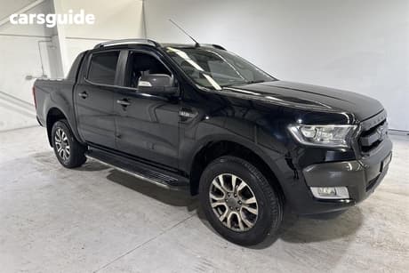 Black 2017 Ford Ranger Dual Cab Pick-up Wildtrak 3.2 (4X4)