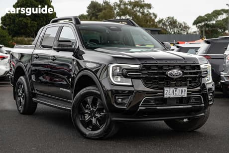 Black 2025 Ford Ranger Double Cab Pick Up Phev Stormtrak (4X4)