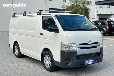 White 2014 Toyota HiAce Van Lwb