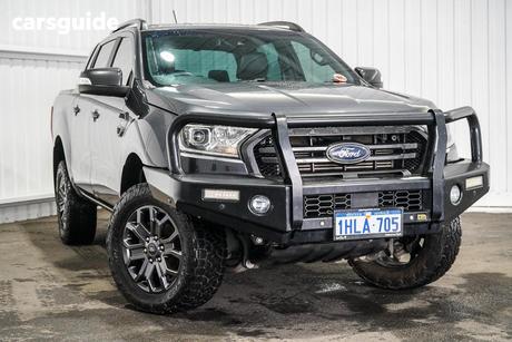 Grey 2021 Ford Ranger Double Cab Pick Up Wildtrak 2.0 (4X4)