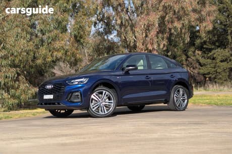Blue 2022 Audi Q5 Sportback 40 Tdi Quattro S Line Mhev