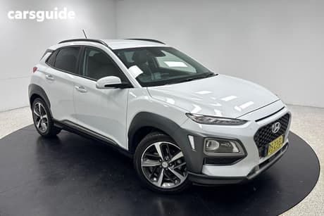 White 2017 Hyundai Kona Wagon Highlander (Awd)