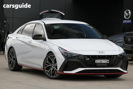 White 2021 Hyundai I30 Sedan N Premium