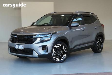 Grey 2025 Kia Seltos Wagon Gt-Line (Awd) (Two-Tone)
