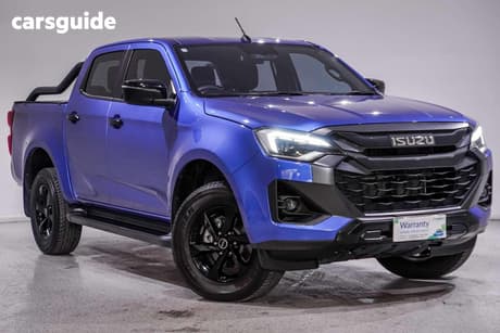 Blue 2024 Isuzu D-MAX Crew Cab Utility X-Rider (4X4)