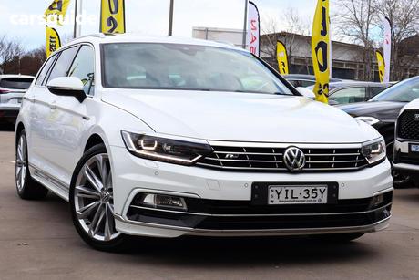 White 2019 Volkswagen Passat Wagon 206 Tsi R-Line