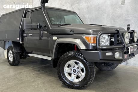 Grey 2017 Toyota Landcruiser Cab Chassis Gxl (4X4)
