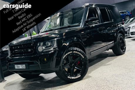 Black 2015 Land Rover Discovery 4 Wagon 3.0 Tdv6