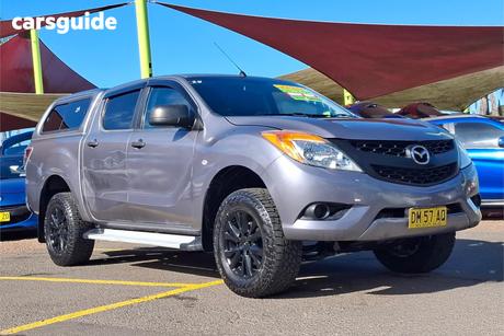Grey 2013 Mazda BT-50 Dual Cab Utility Xt (4X2)