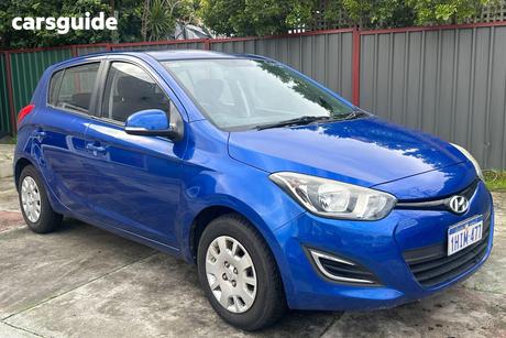 Blue 2014 Hyundai I20 Hatchback Active