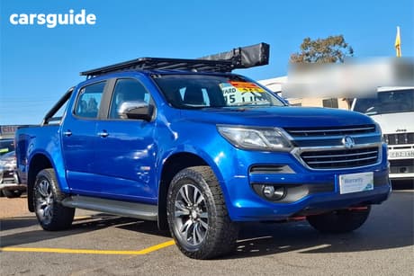 Blue 2017 Holden Colorado Crew Cab Pickup Ltz (4X4)
