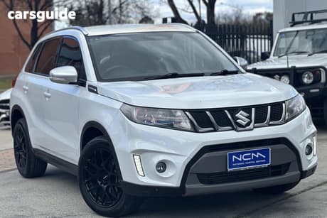 White 2016 Suzuki Vitara Wagon S Turbo (Fwd)