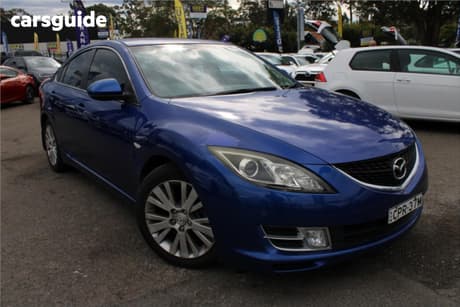 Blue 2008 Mazda 6 Sedan Classic