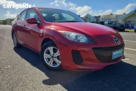 Red 2013 Mazda 3 Sedan Neo