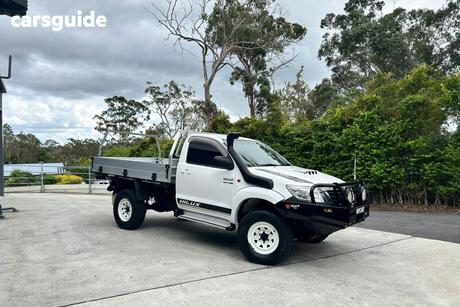 White 2012 Toyota Hilux Cab Chassis Sr (4X4)