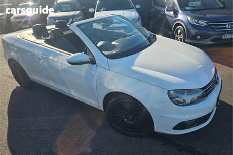 White 2012 Volkswagen EOS Convertible 155 Tsi