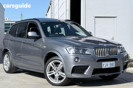 Grey 2013 BMW X3 Wagon Xdrive 30D