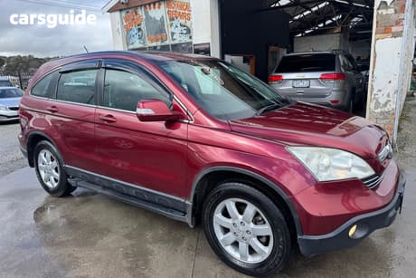 Red 2007 Honda CR-V Wagon (4X4) Luxury