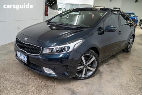 Blue 2017 Kia Cerato Sedan Sport